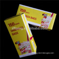 LDPE fold top plastic Sandwich Bag,150pcs per box,48 boxes per case